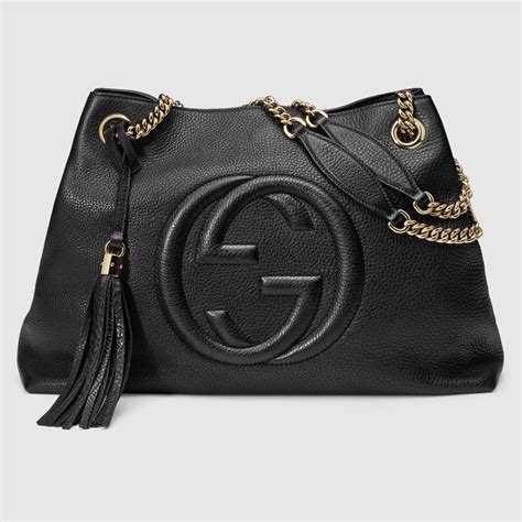 gucci soft|gucci leather shoulder bag.